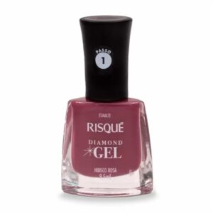Esmalte Risqué Diamond Gel Hibisco Com 9,5ml