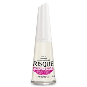 Esmalte Risqué Natural Rendas do Brasil Rendinha Com 8ml
