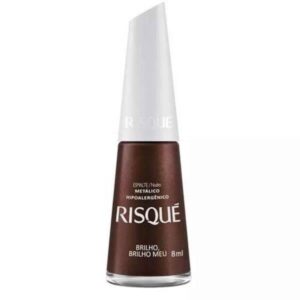 Esmalte Risqué Metálico Brilho Brilho Meu Com 8ml