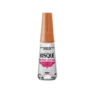 Esmalte Risqué Natural Rendas do Brasil Paetê Com 8ml