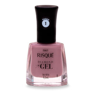 15363711617-7891350037036.jpg Esmalte Risqué Diamond Gel Sal Rosa Com 9,5ml