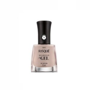 Esmalte Risqué Diamond Gel Noz Moscada Com 9,5ml