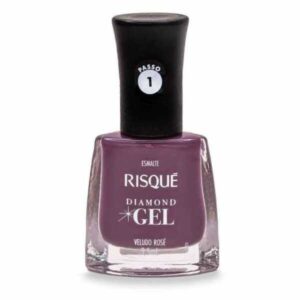 15363711637-7891350037081.jpg Esmalte Risqué Diamond Gel Veludo Rosa Com 9,5ml