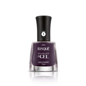 Esmalte Risqué Diamond Gel Calda Blue Com 9,5ml