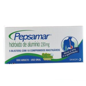 Pepsamar 230mg Com 10 Comprimidos Mastigáveis Sanofi Medley