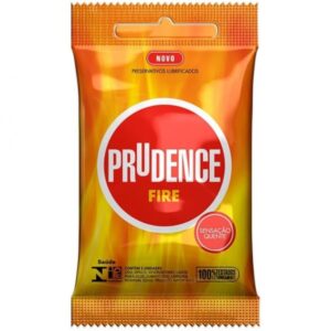 Preservativo Prudence Fire Com 3 Unidades
