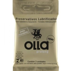 Preservativo Olla Prolong Com 3 Unidades