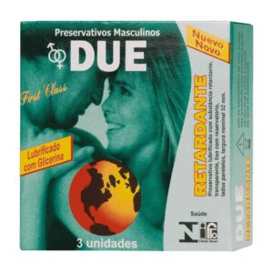15363711721-7893616603009.jpg Preservativo Lubrificado Due Retardante Com 3 Unidades