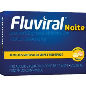 Fluviral Noite Com 20 Comprimidos Cosmed