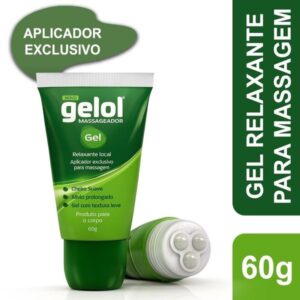 Gel Relaxante para Massagem Gelol Com 60g Hypera