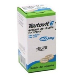 Teutovit E 400mg Com 30 Cápsulas Gel Mole Teuto