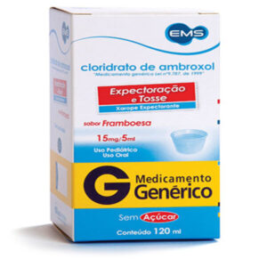 Cloridrato de Ambroxol 3mg/ml Xarope Com 120ml Ems Genéricos