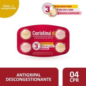 Coristina D Com 4 Comprimidos Cosmed