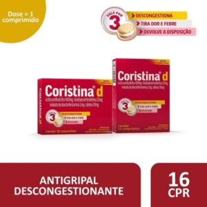 Coristina D Com 16 Comprimidos Revestidos Cosmed
