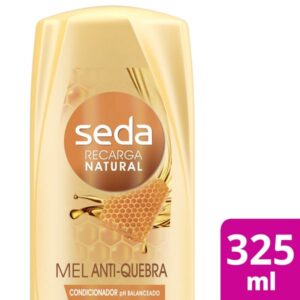 Condicionador Seda Recarga Natural Mel Antiquebra Com 325ml