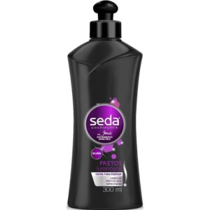 Creme de Pentear Seda Pretos Luminosos Com 300ml