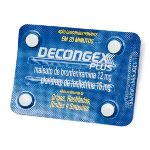 Decongex Plus 12mg + 15mg Com 4 Comprimidos Aché