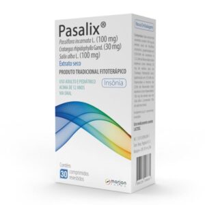 Pasalix 100mg + 30mg + 100mg Com 30 Comprimidos Marjan