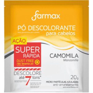 Pó Descolorante Capilar Camomila Com 20g Farmax