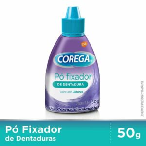 Pó Fixador de Dentadura Corega Com 50g