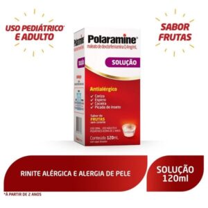 Polaramine 0,4mg/ml Solução Oral Com 120ml Cosmed