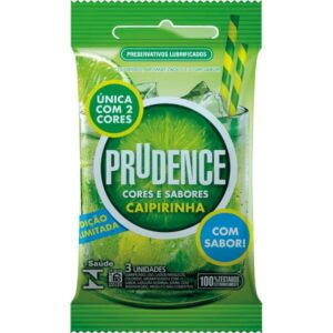Preservativo Prudence Caipirinha Com 3 Unidades