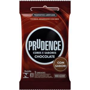 Preservativo Prudence Chocolate Com 3 Unidades