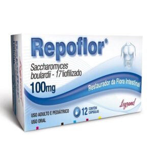 Repoflor 100mg Com 12 Cápsulas Ems s/a