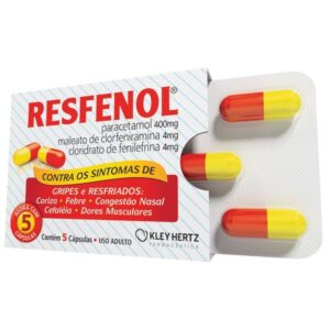 Resfenol Com 5 Cápsulas Kley Hertz