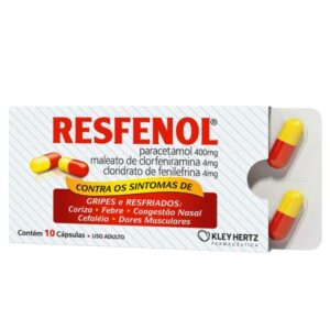 Resfenol Com 10 Cápsulas Duras Kley Hertz