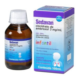 Sedavan 3mg/ml Xarope Infantil Com 100ml Vidfarma