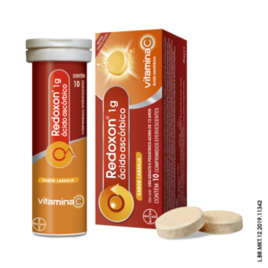 Redoxon Laranja 1g Com 10 Comprimidos Efervescentes Bayer