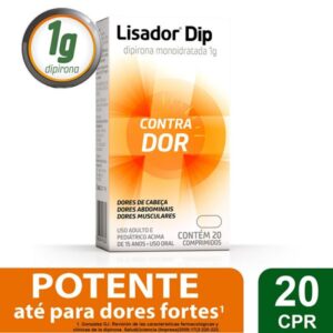 Lisador Dip 1g Com 20 Comprimidos Cosmed