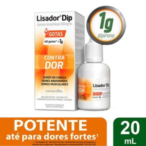 Lisador Dip 500mg/ml Solução Oral Gotas Com 20ml Cosmed
