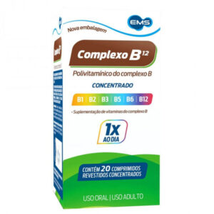 15363712035-7896004772325.jpg Polivitamínico Complexo B Com 20 Comprimidos Ems s/a