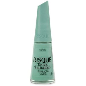 Esmalte Risqué Cremoso Verde Inspiração Divina Com 8ml