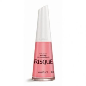 Esmalte Risqué Rosa Natural Angélica Com 8ml