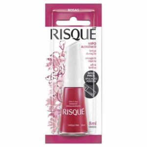Esmalte Risqué Cremoso Rosa Cremoso Choque Pink Com 8ml
