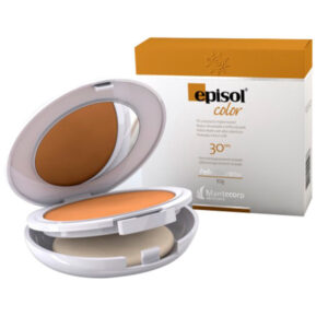Pó Compacto Episol Color Com Protetor Solar FPS 30 Pele Morena Com 10g