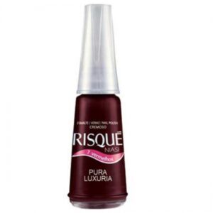 Esmalte Risqué Cremoso Sete Vermelhos Pura Luxúria Com 8ml