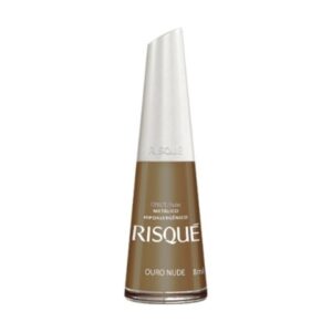 15363712160-7891182994088.jpg Esmalte Risqué Metálico Ouro Nude Com 8ml