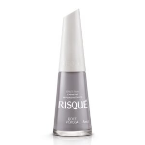 Esmalte Risqué Cremoso Nude Doce Pérola Com 8ml