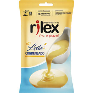 15363712250-7898556850452.jpg Preservativo Rilex Leite Condensado Com 3 Unidades