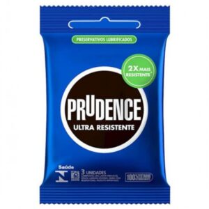 Preservativo Prudence Ultra Resistente Com 3 Unidades
