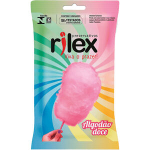 15363712260-7898556850612.jpg Preservativo Rilex Algodão Doce Com 3 Unidades
