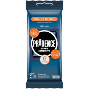 Preservativo Prudence Super Sensitive Com 6 Unidades