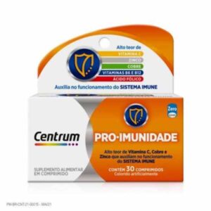 15363712271-7891268187472.jpg Polivitamínico Centrum Pró-Imunidade Com 30 Comprimidos