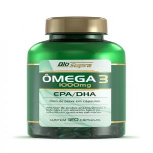 Ômega 3 BioSupra 1000mg Com 120 Cápsulas
