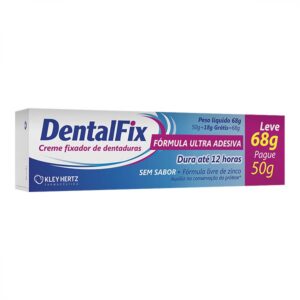 Creme Fixador de Dentadura DentalFix Sem Sabor Com 68g