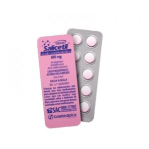 Salicetil Infantil 100mg Com 10 Comprimidos Brasterápica